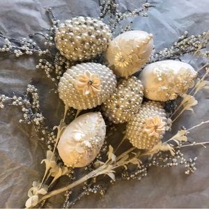 Beautiful hand-decorated eggs